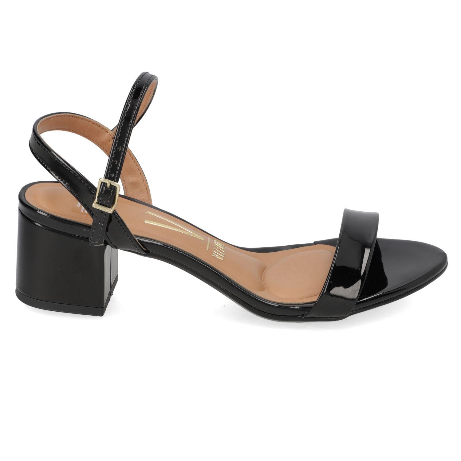 Sandalia Taco Vizzano Negro 5984-1
