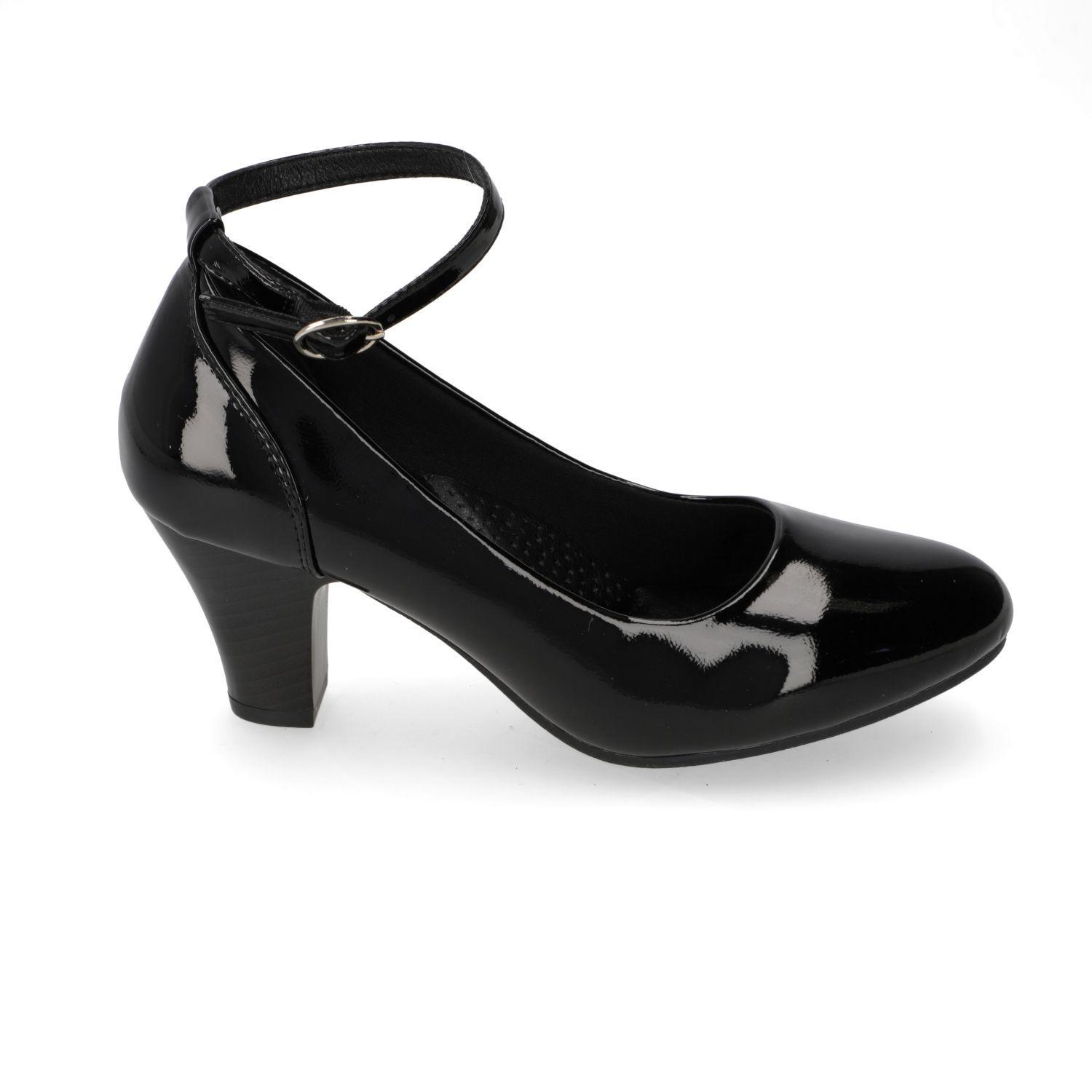 Zapato taco New Walk Negro 15850-0