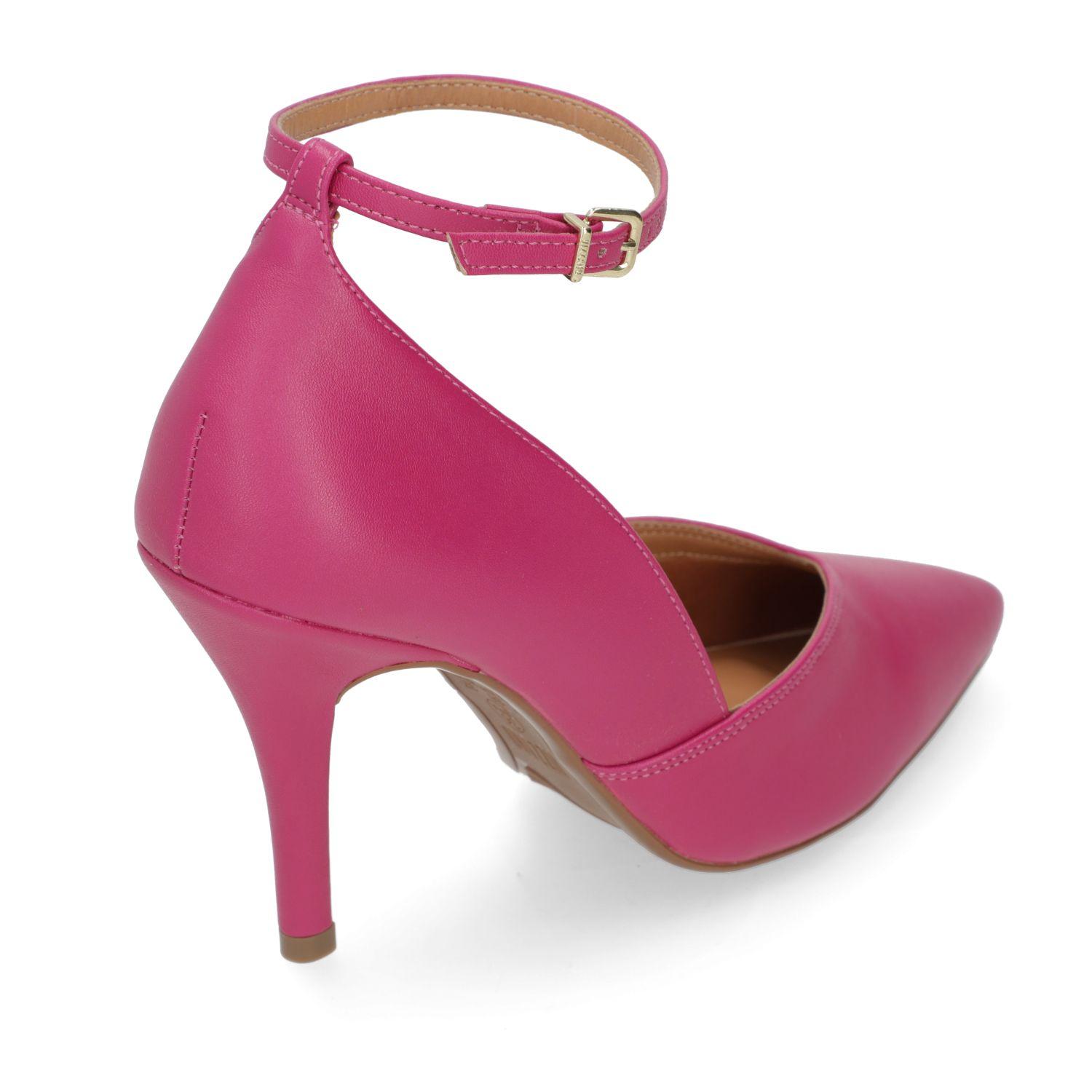 Stiletto Vizzano Magenta Taco 10 Cm Efecto Cuero-3