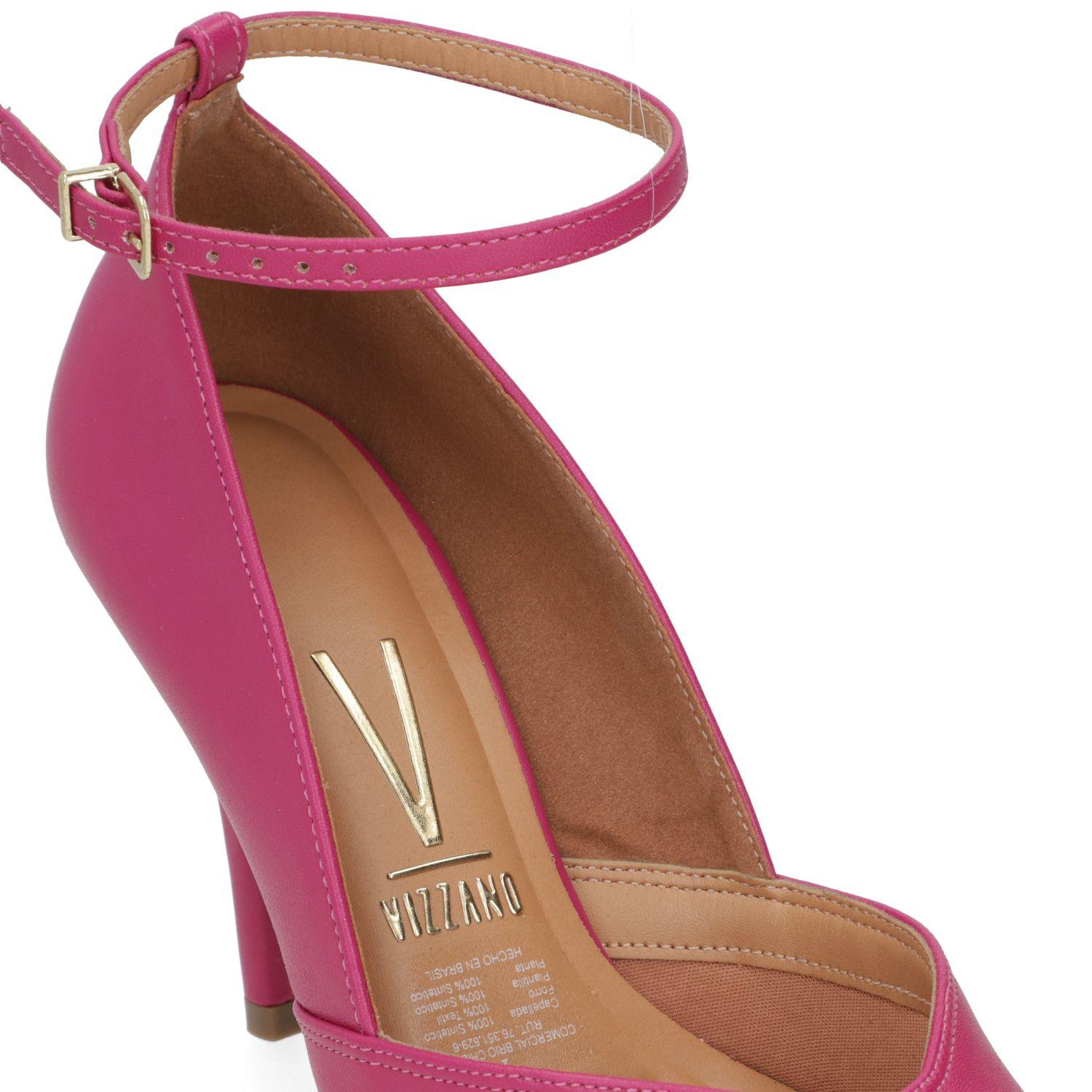 Stiletto Vizzano Magenta Taco 10 Cm Efecto Cuero-4