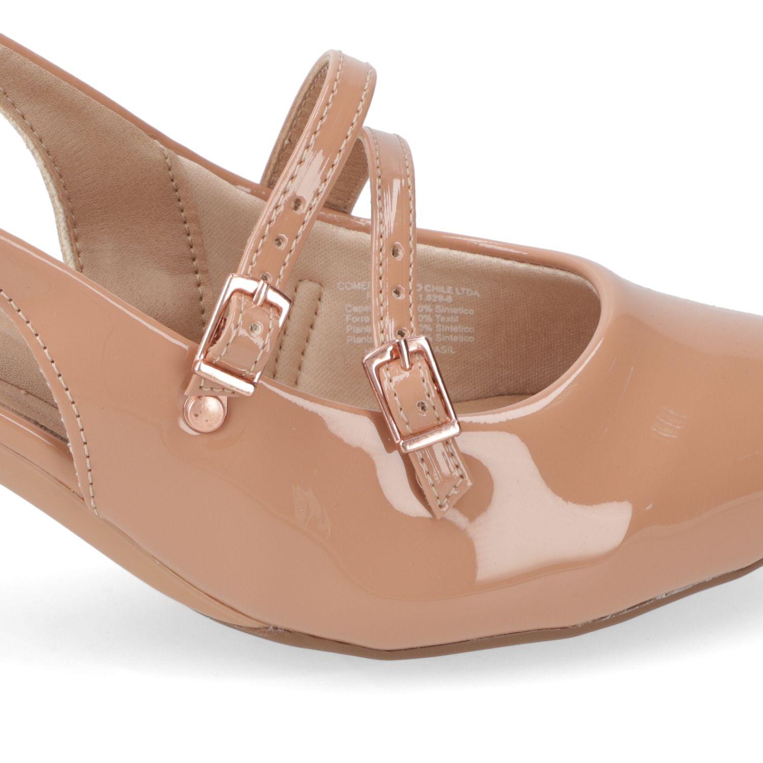 Stiletto Beira Rio Nude Taco 5 Cm-4