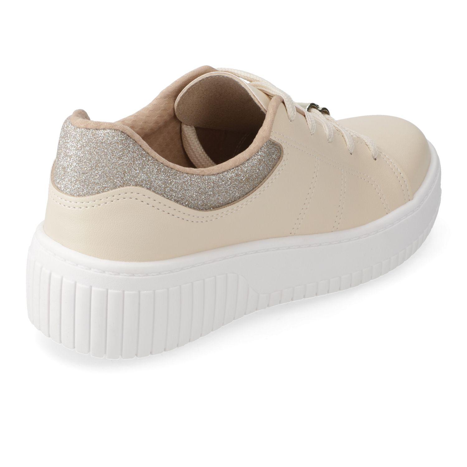 Zapatilla Casual Beira Rio Crema-3