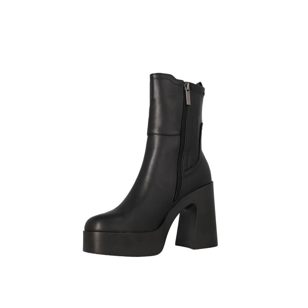 Botin Mujer Taco Cuadrado Negro 171434-NE Refresh-3
