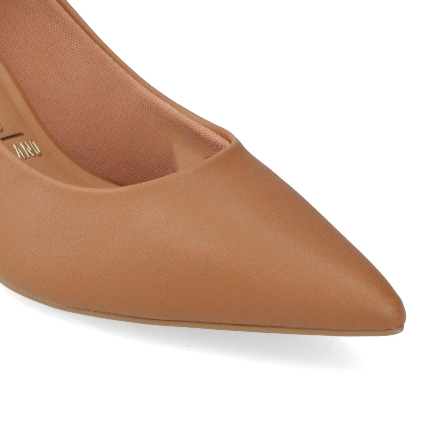 Zapato Mujer Taco Aguja Stiletto Cafe 1185-702- Vizzano-4