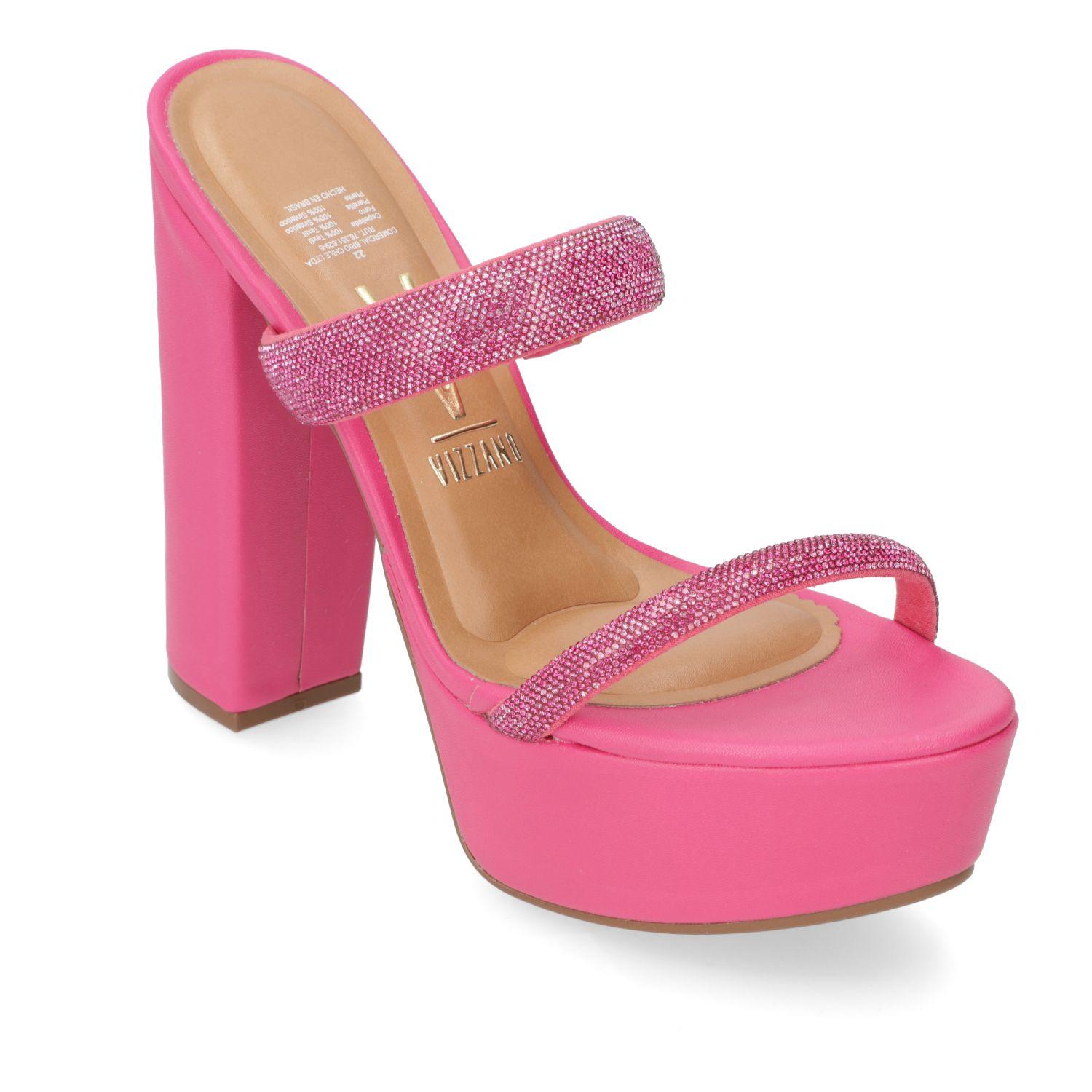 Sandalia Taco Vizzano Fucsia 13462-1