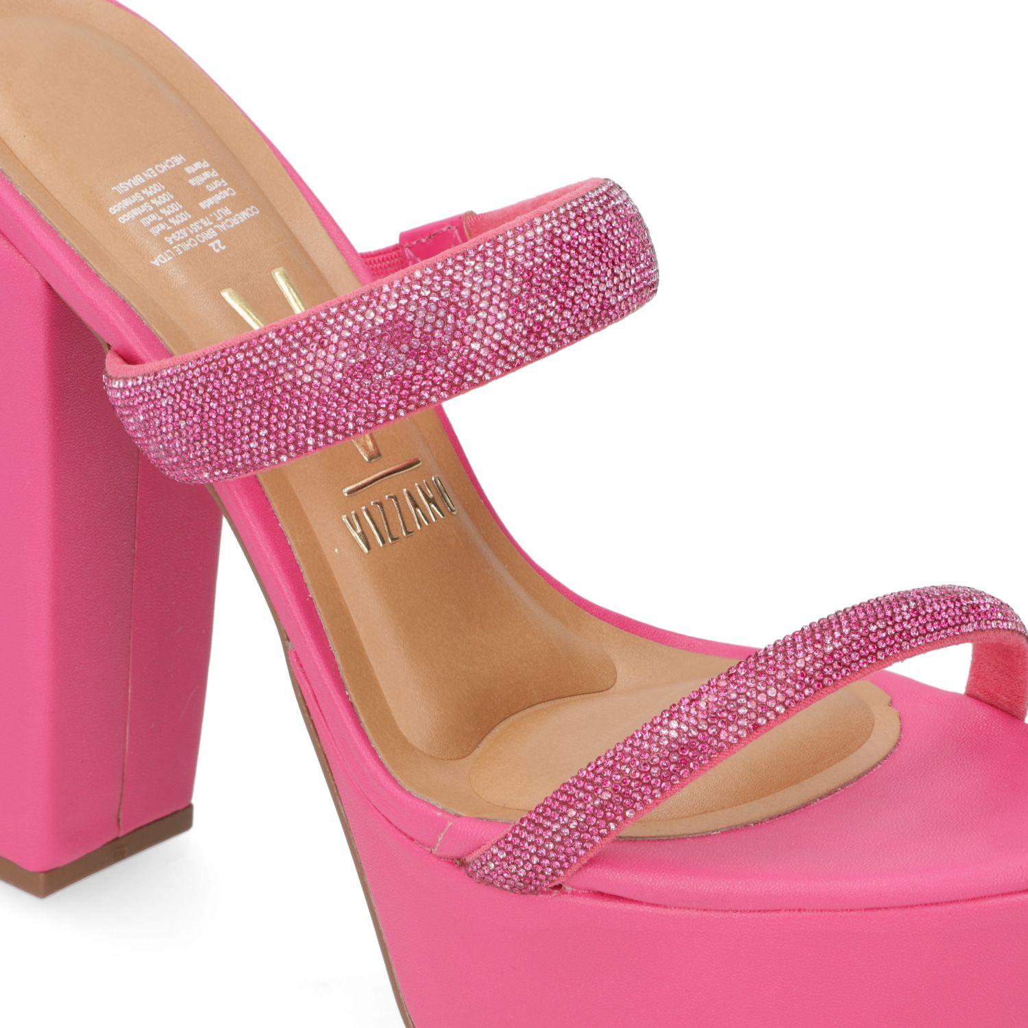 Sandalia Taco Vizzano Fucsia 13462-4