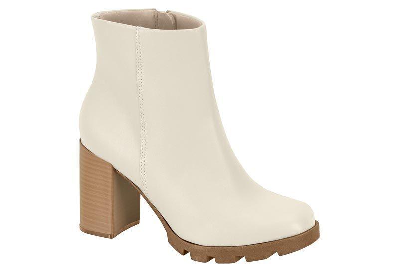 Botin Mujer Crema 9074-100- Beira Rio-0