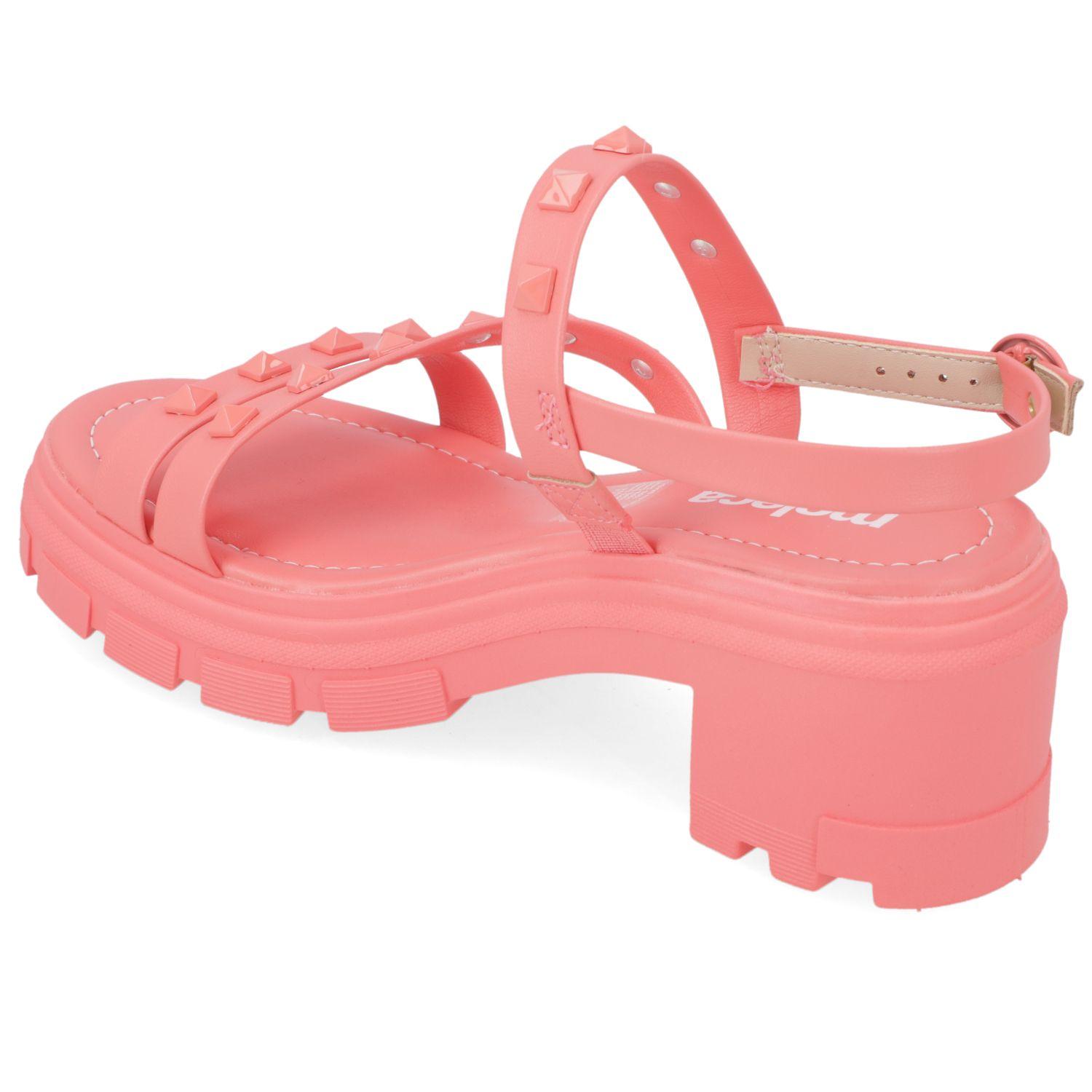 Sandalia Taco Moleca Coral 10921-3