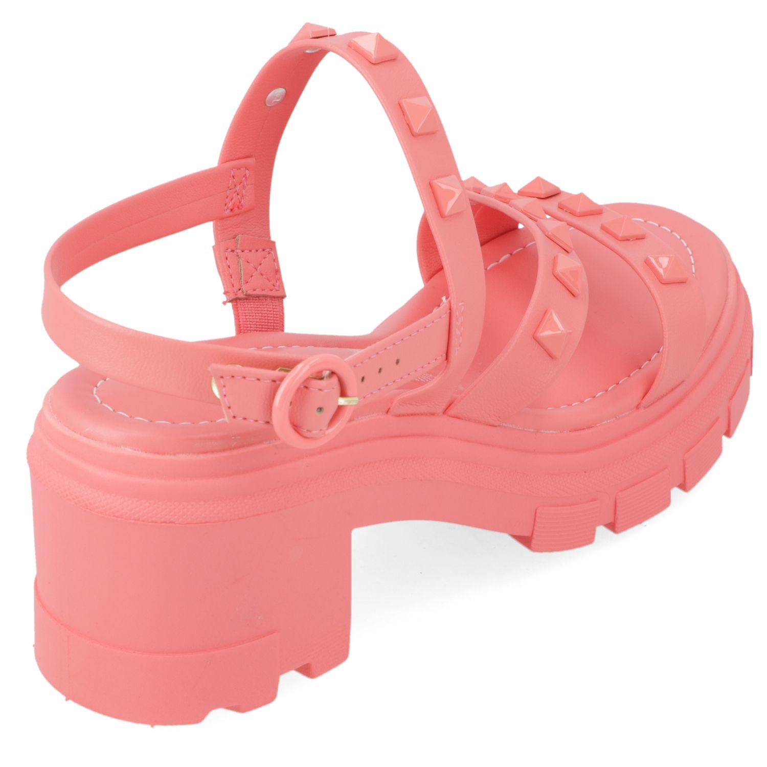 Sandalia Taco Moleca Coral 10921-4