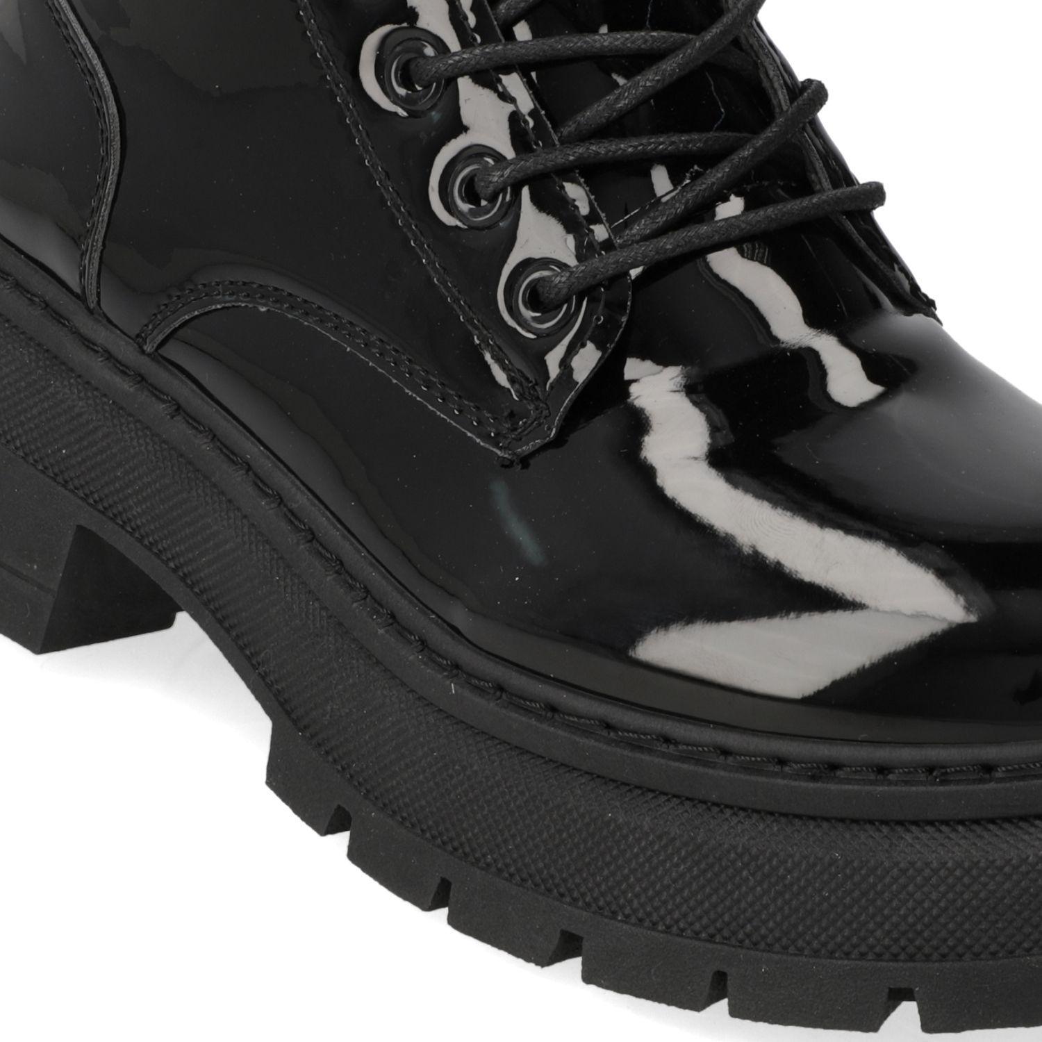 Botin Plano New Walk Negro 15871-4