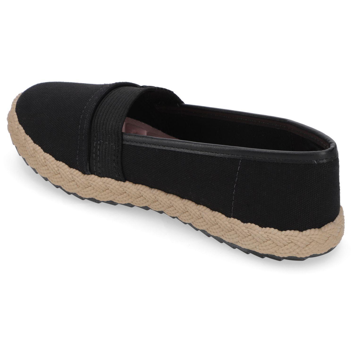 Sandalia Alpargata Niña Negra con Detalle de Yute Molekinha-3