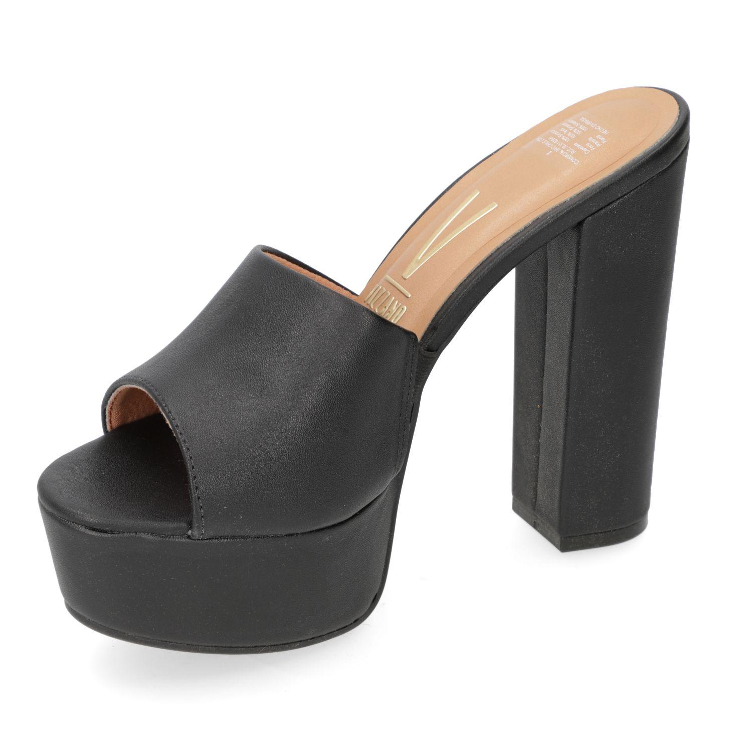 Sandalia Taco Vizzano Negro 14084-2