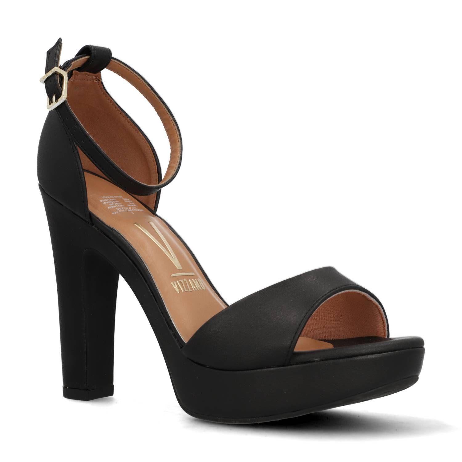 Sandalia Mujer Taco Plataforma Negro Vizzano 10 cm Modelo 6292-217-7286-15745-2