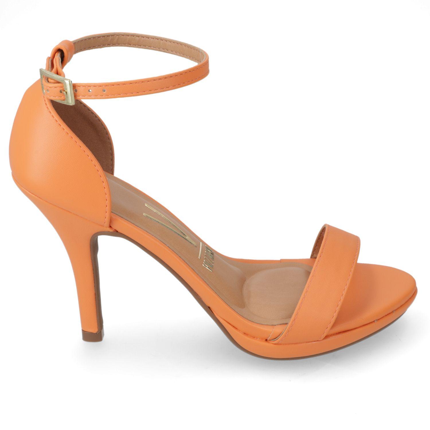 Sandalia Taco Vizzano Naranjo 10355-1