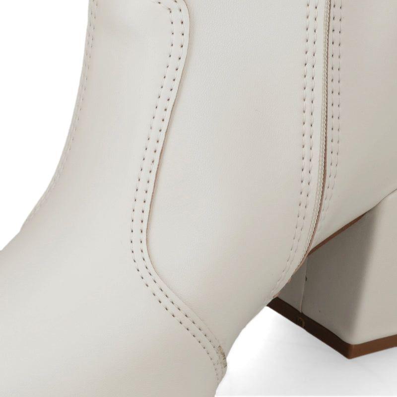 Botin Blanco OFF Mujer  Moleca-6