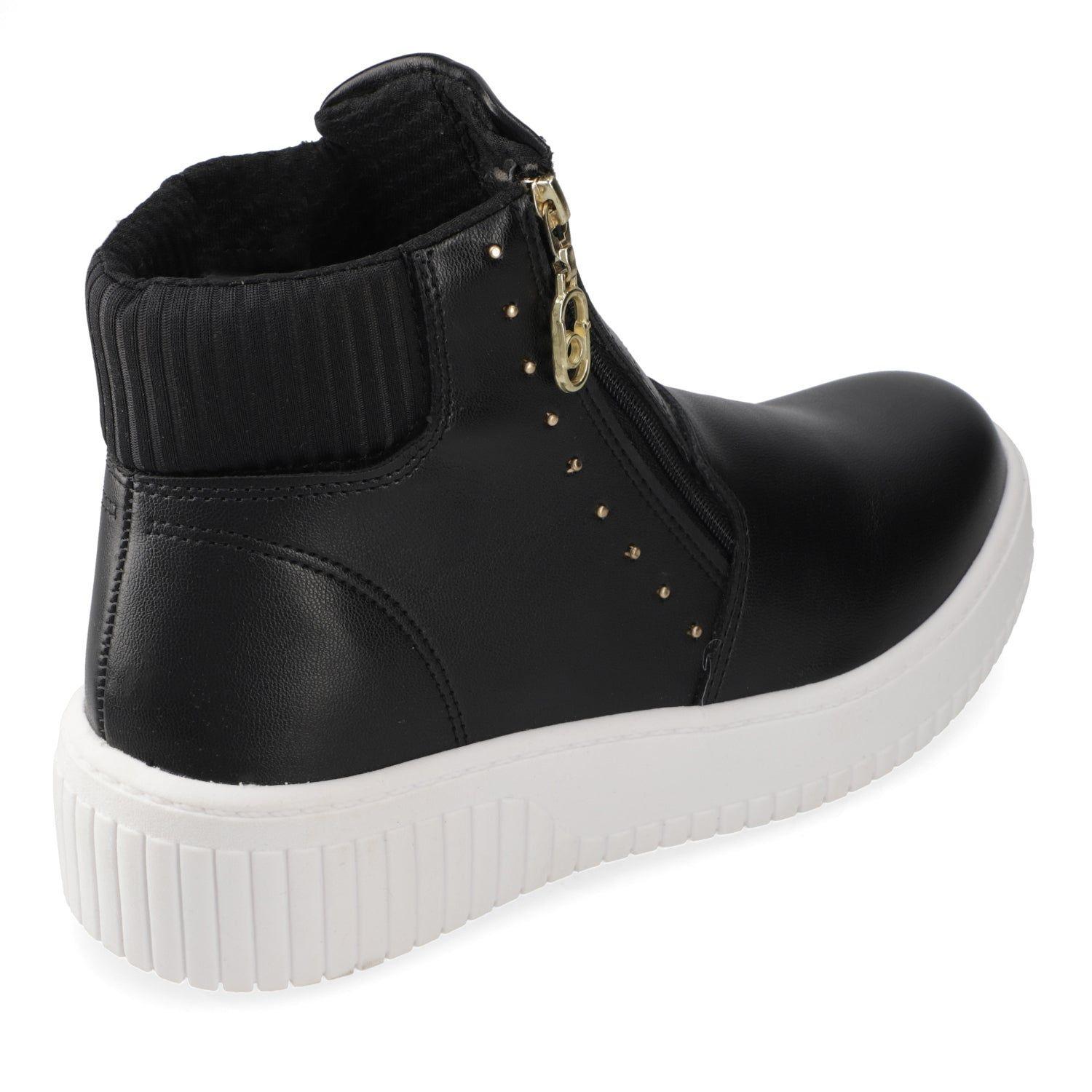 Zapatillas Casuales Negras Con Tachas Beira Rio-3