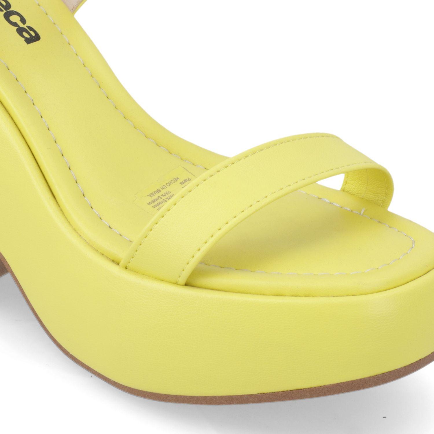 Sandalia Taco Moleca Amarillo 10262-5