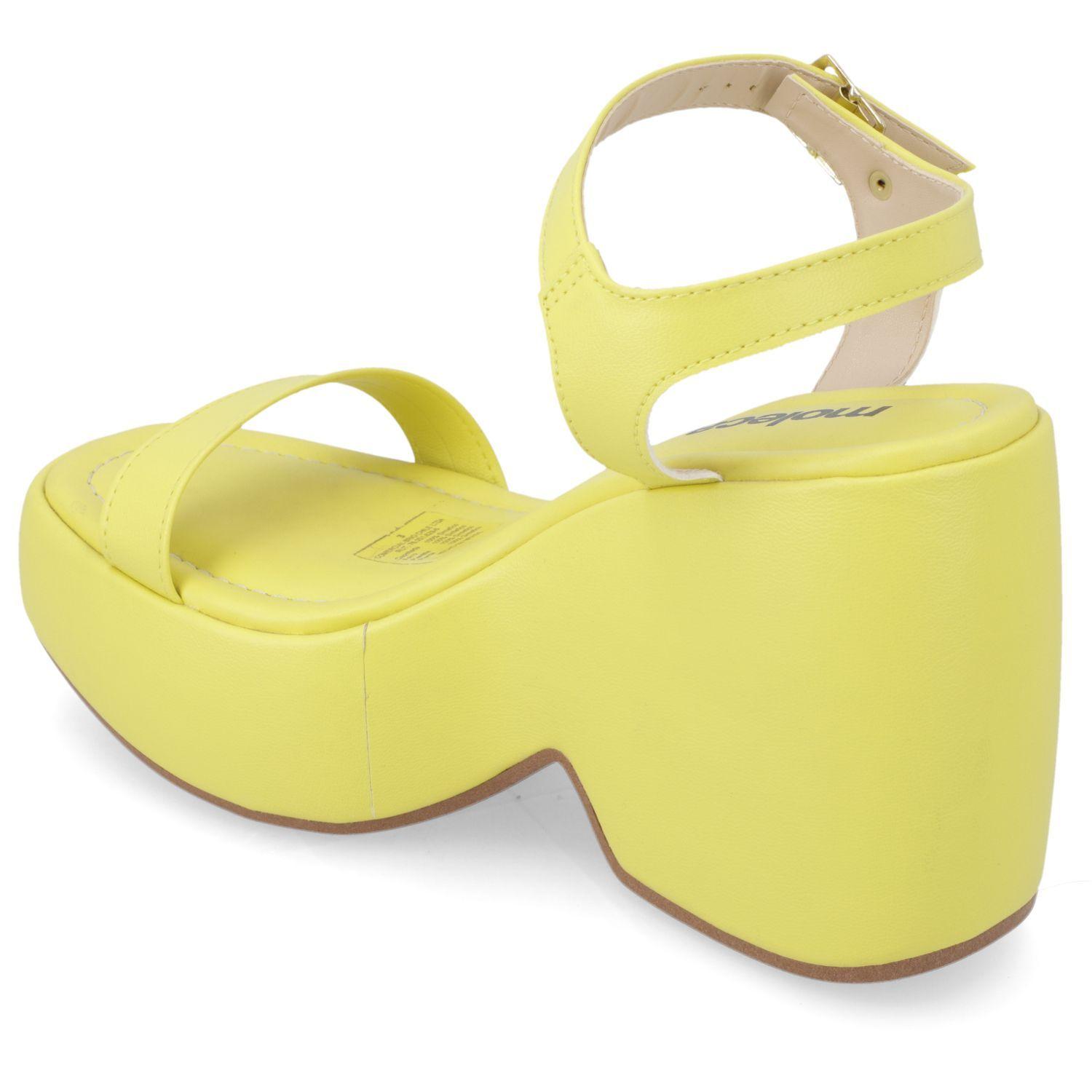 Sandalia Taco Moleca Amarillo 10262-3