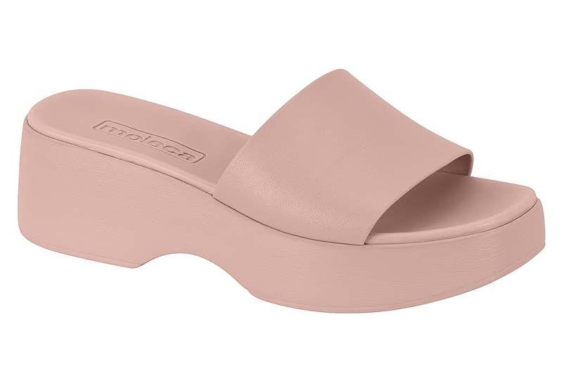 Sandalia Plana Moleca Rosado 15412-5