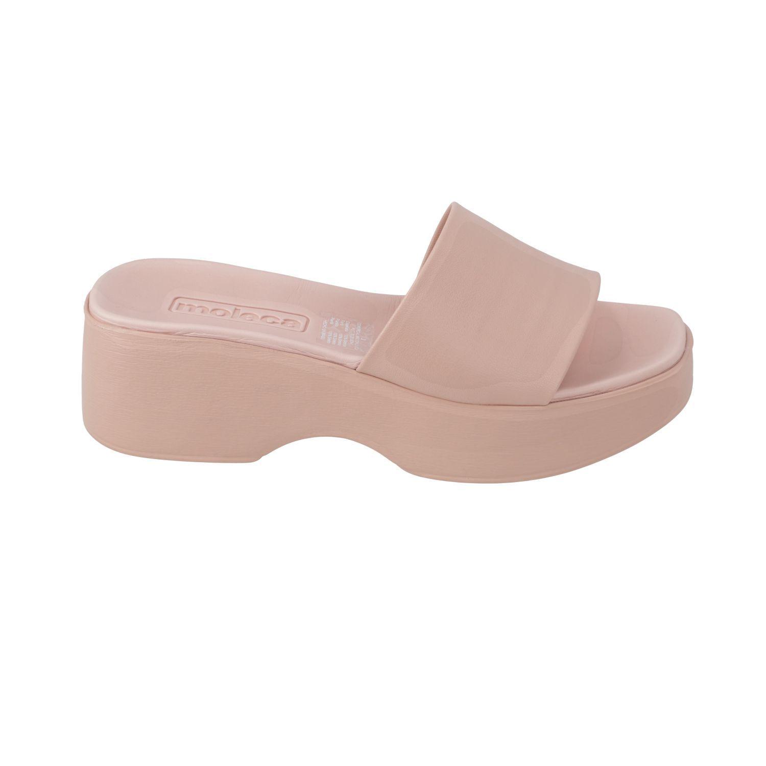 Sandalia Plana Moleca Rosado 15412-0