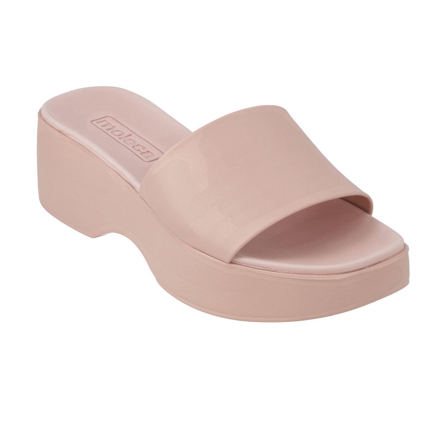 Sandalia Plana Moleca Rosado 15412-1