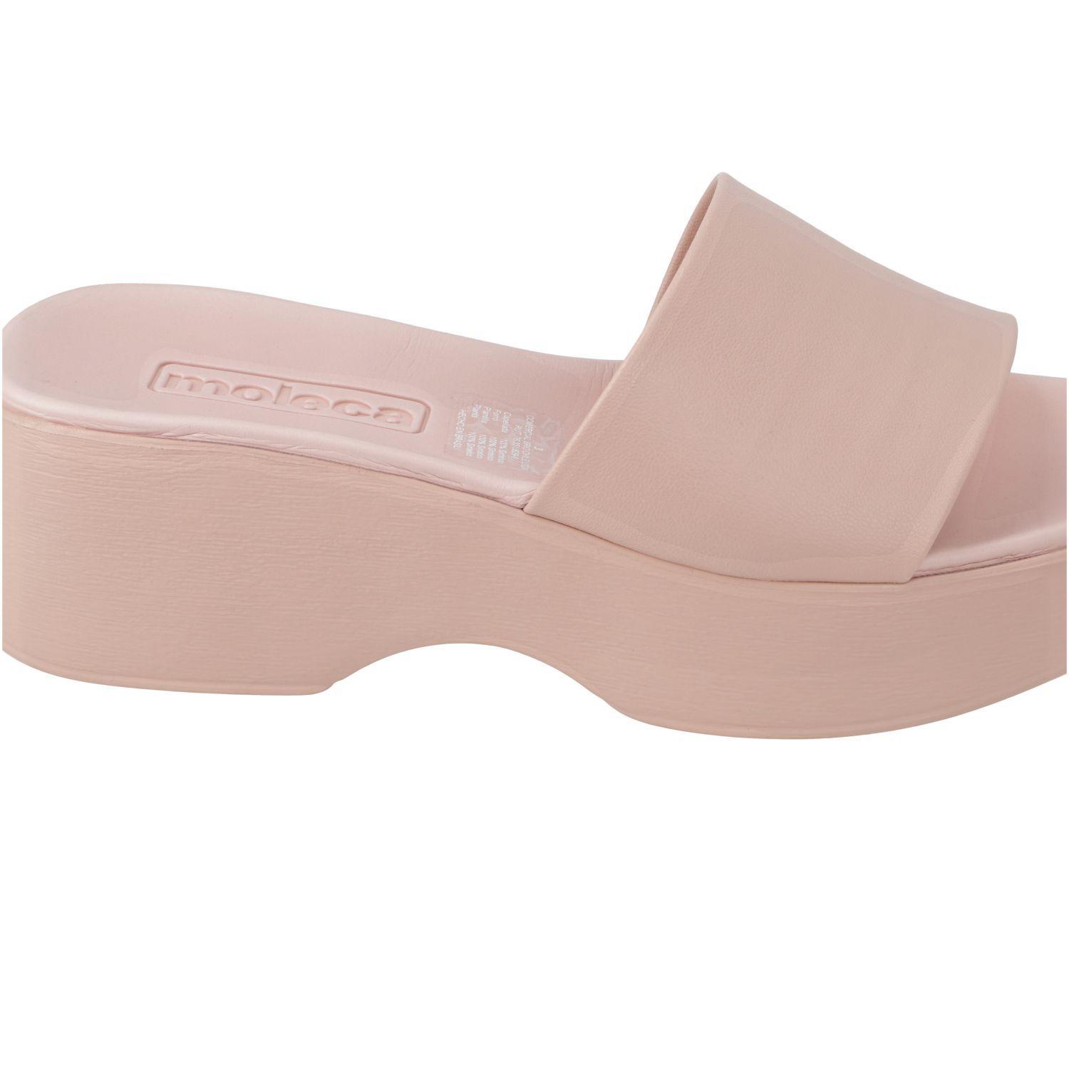 Sandalia Plana Moleca Rosado 15412-4