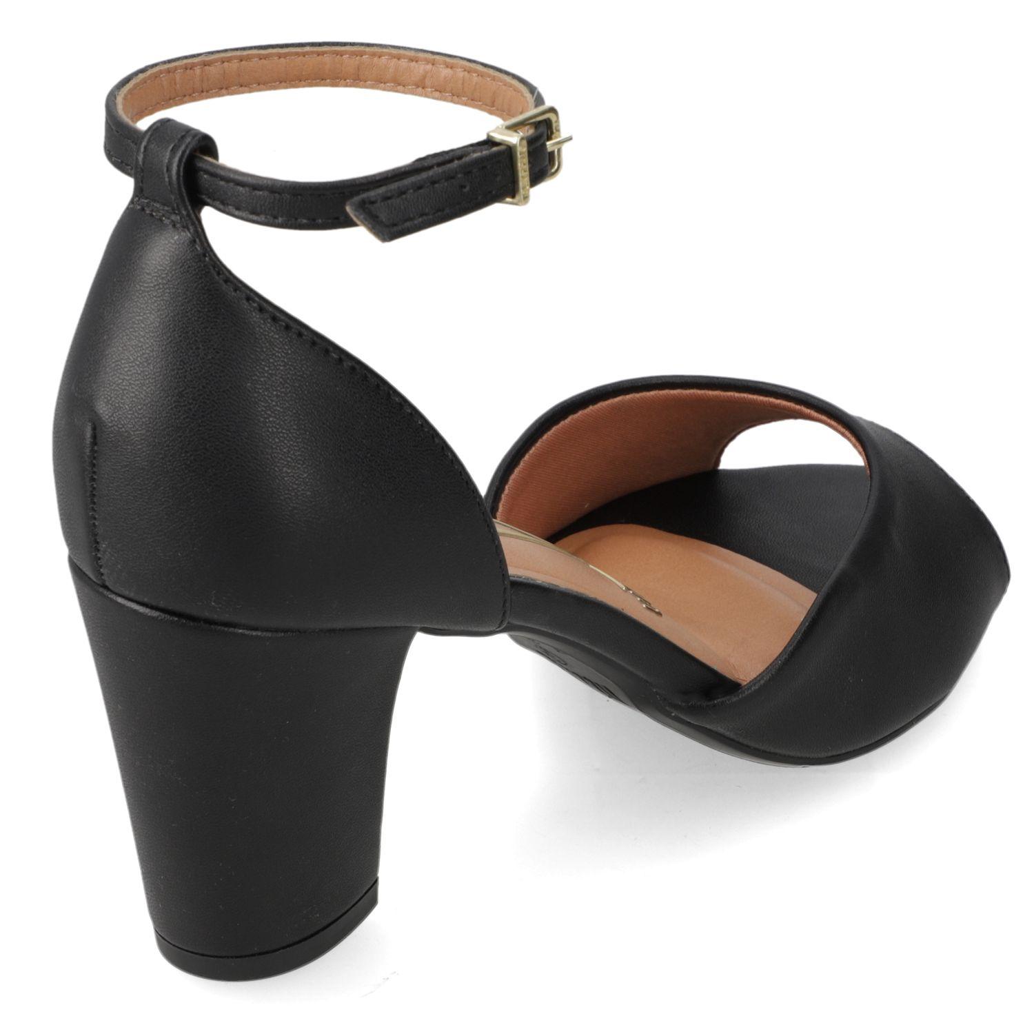 Sandalia Taco Vizzano Negro 7838-4