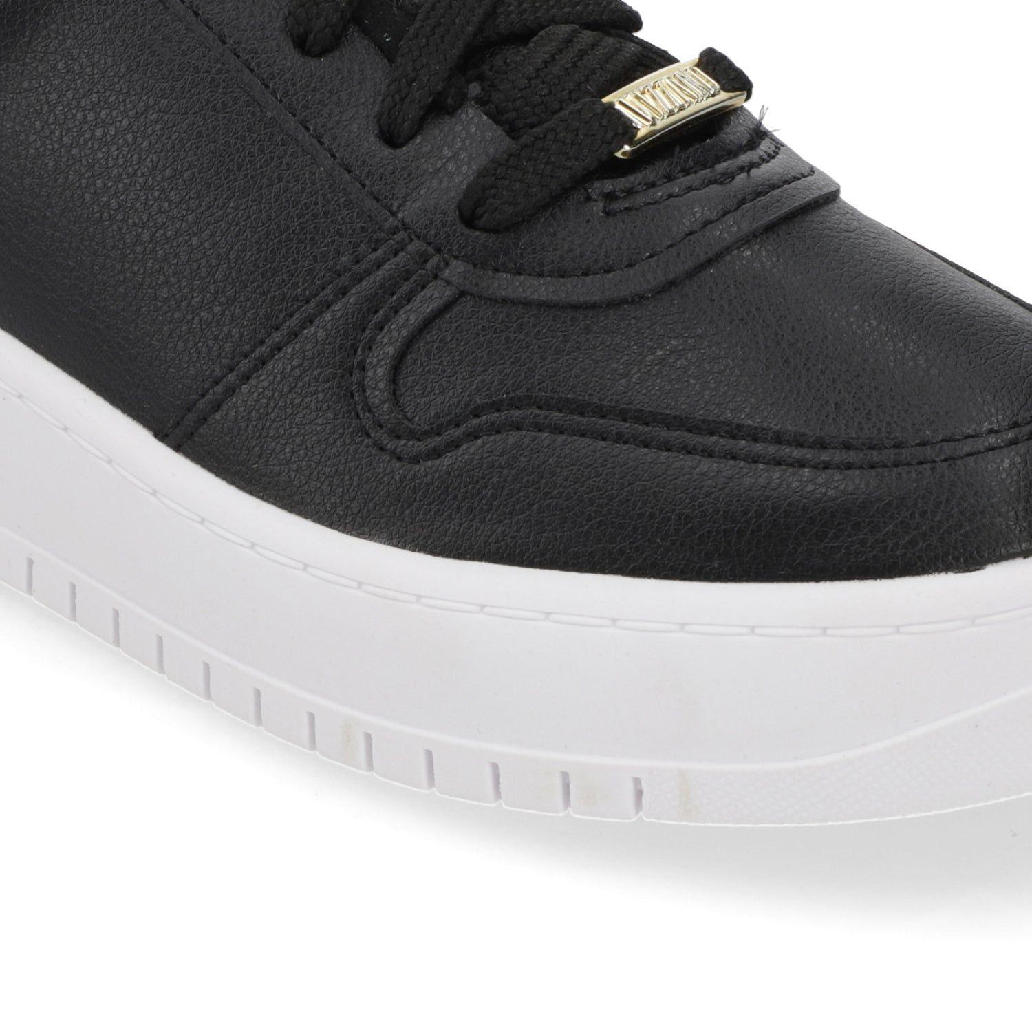 Zapatillas Casuales Negras Vizzano Con Plataforma-5