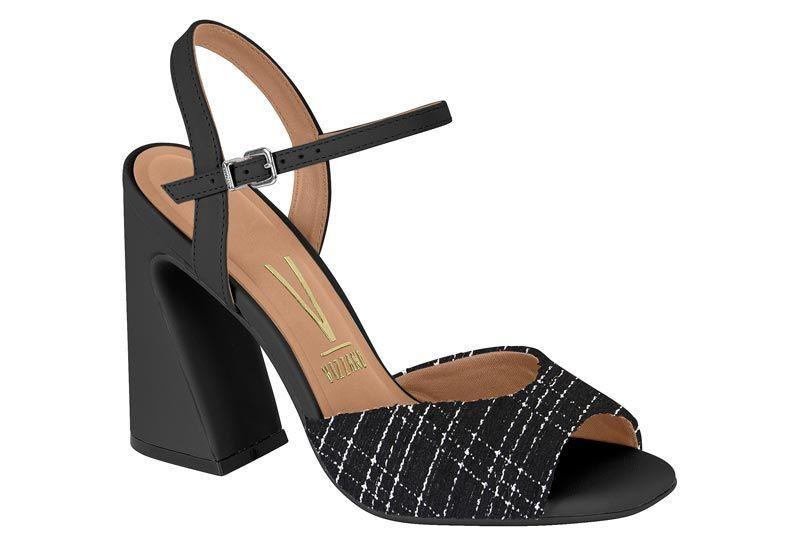 Sandalia Taco Vizzano Negro 13738-0