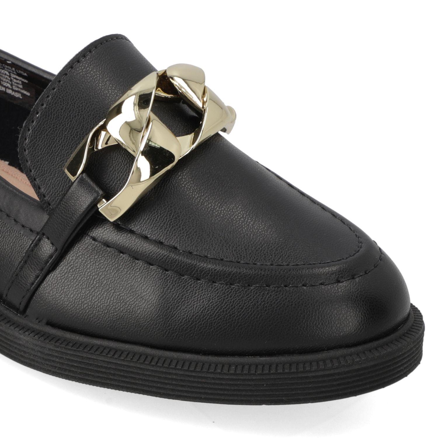 Mocasin Moleca Negro 16519-5