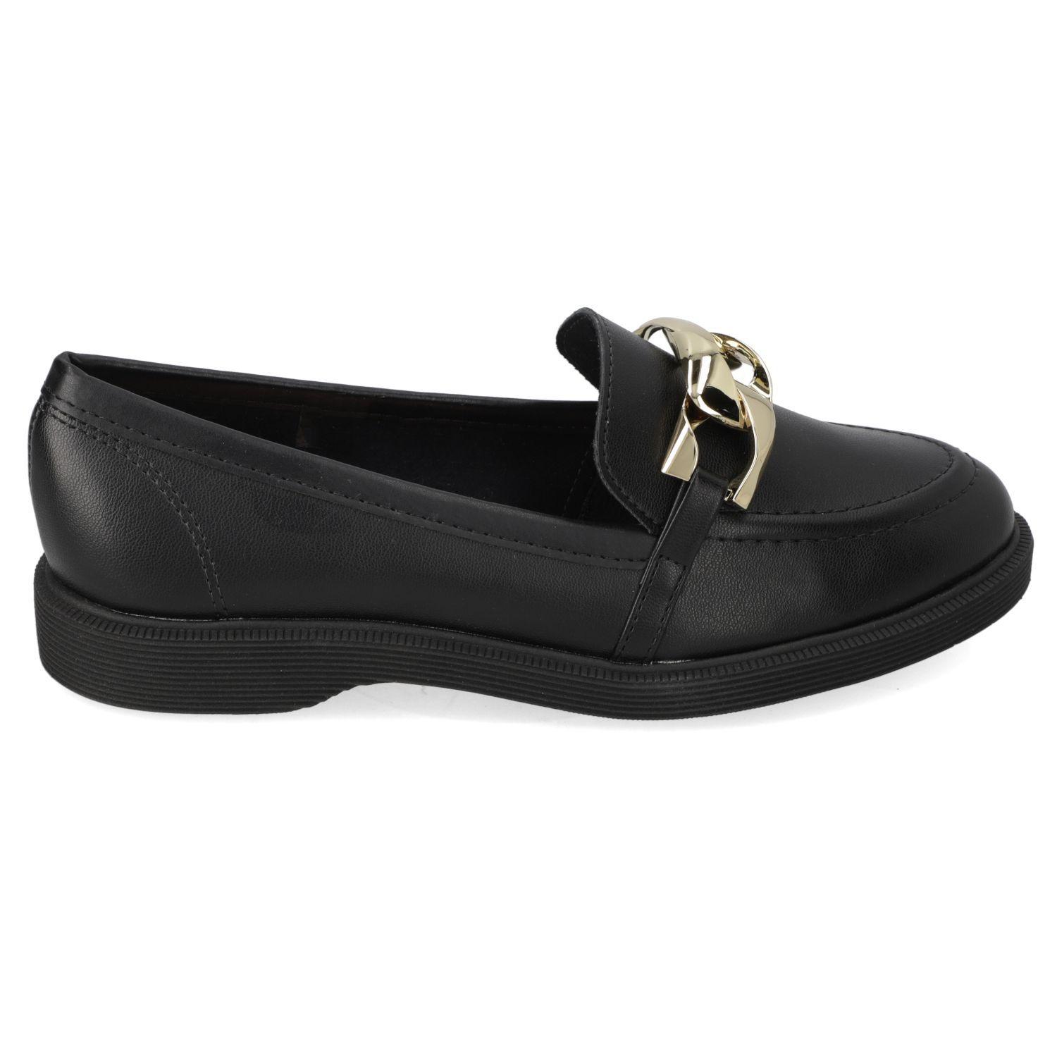 Mocasin Moleca Negro 16519-1