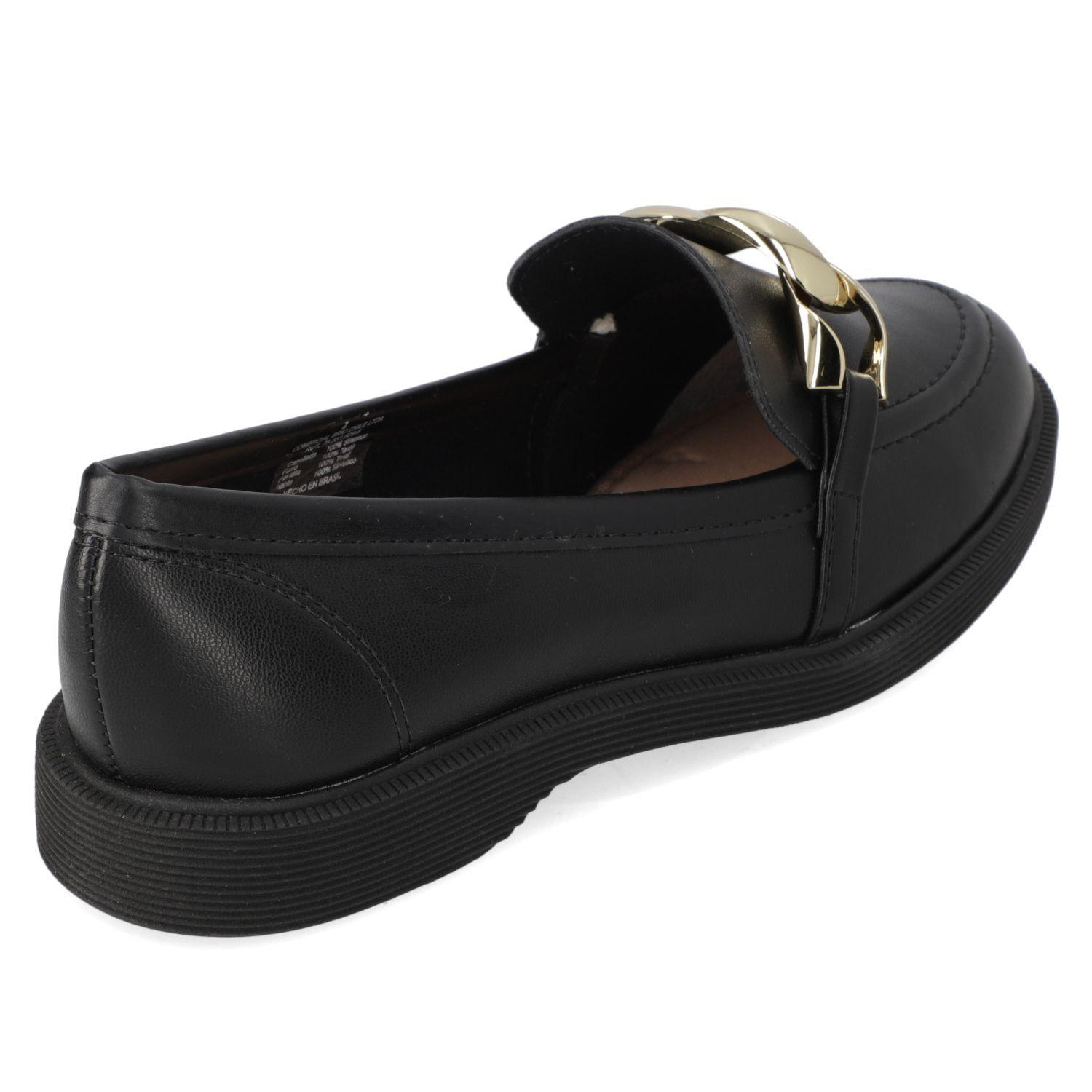 Mocasin Moleca Negro 16519-4