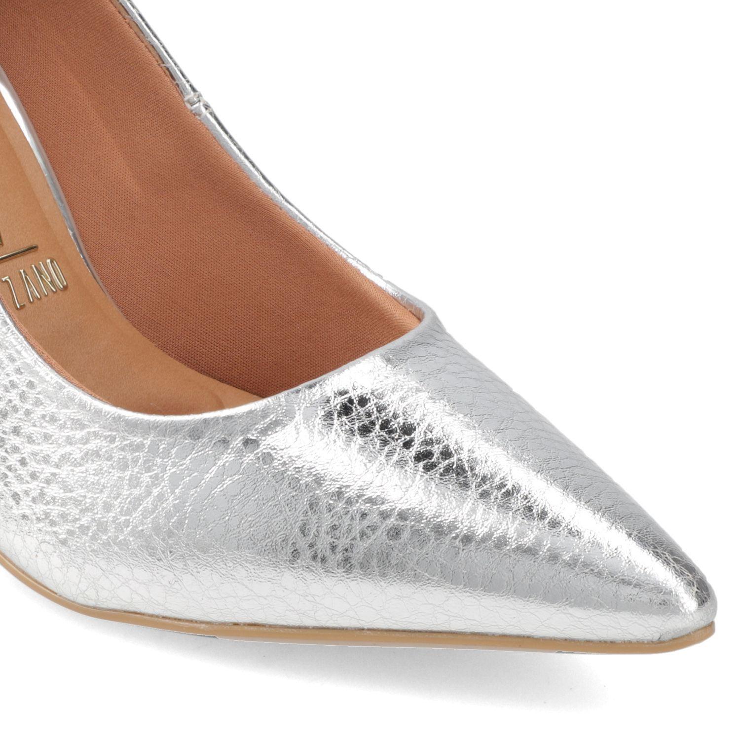 Stiletto 10 cm Plateado Vizzano-5