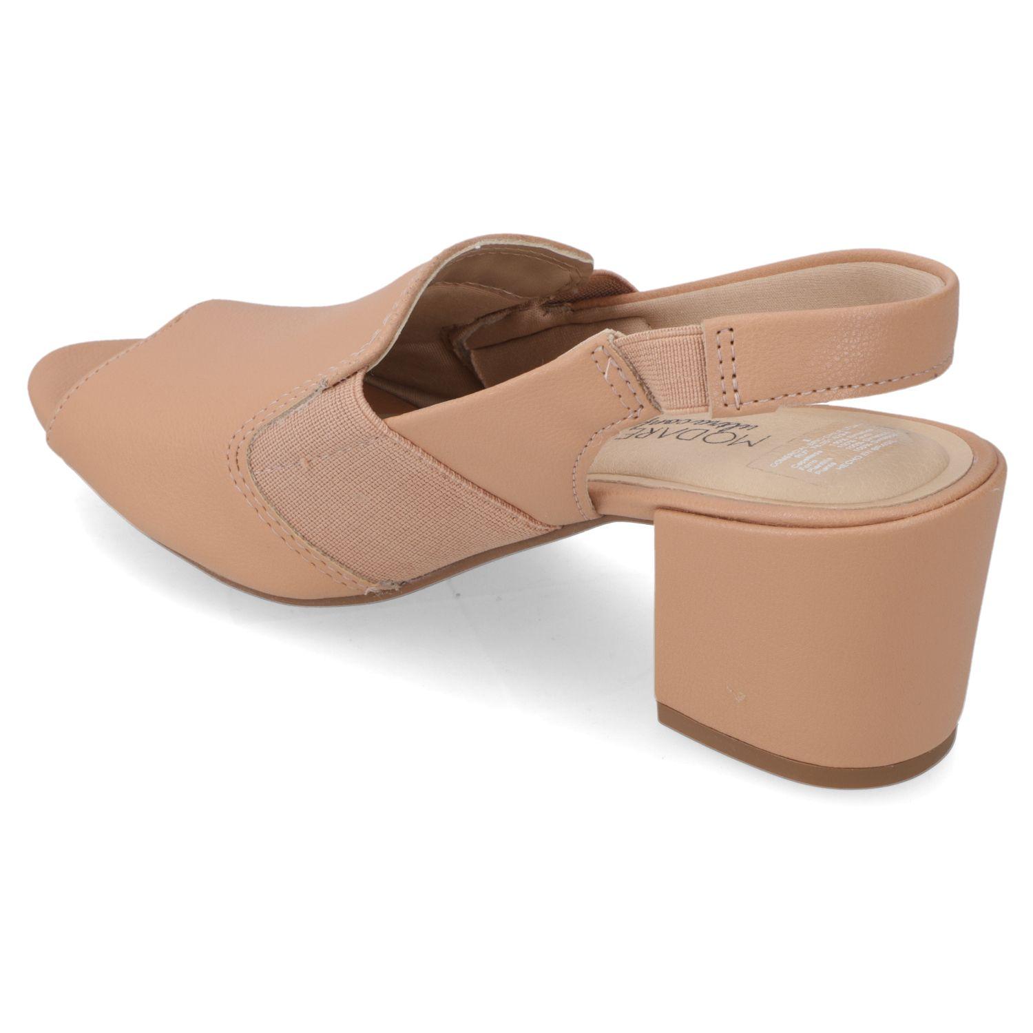Sandalia Taco Modare Nude 15302-3