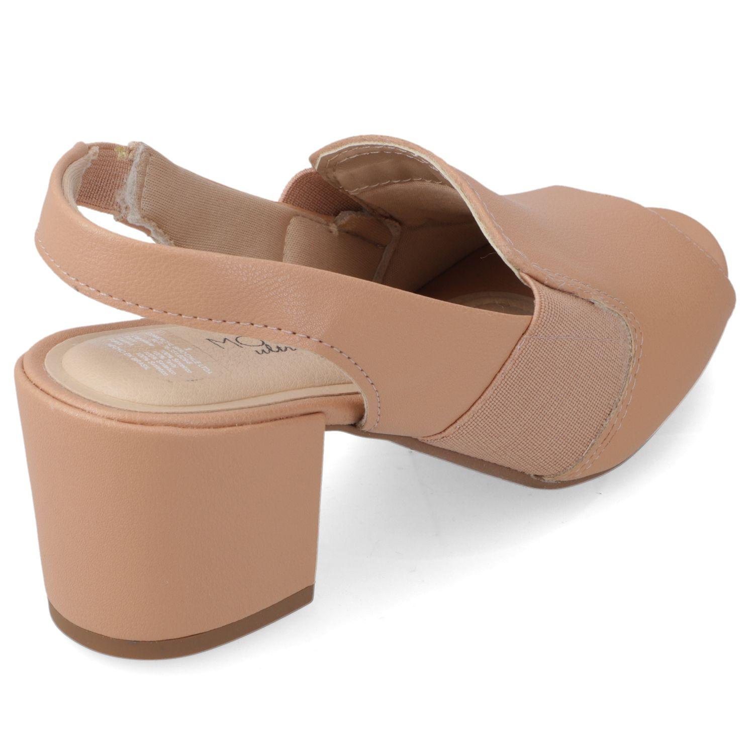 Sandalia Taco Modare Nude 15302-4