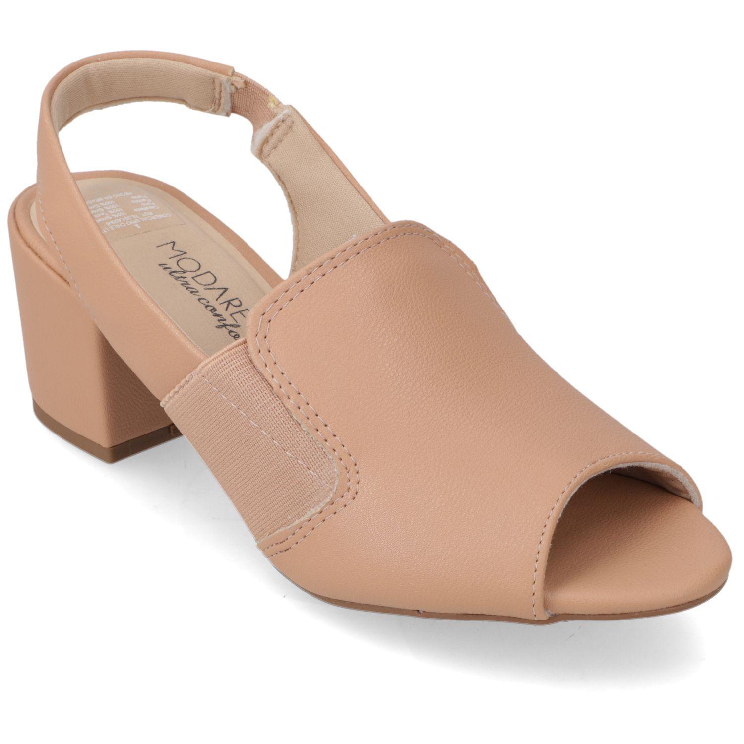 Sandalia Taco Modare Nude 15302-0