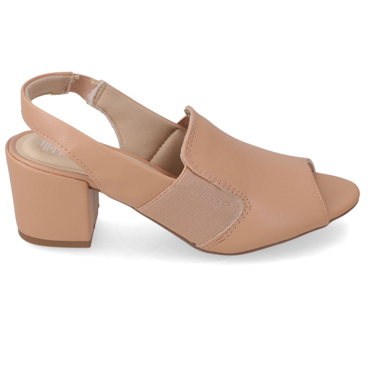 Sandalia Taco Modare Nude 15302-1