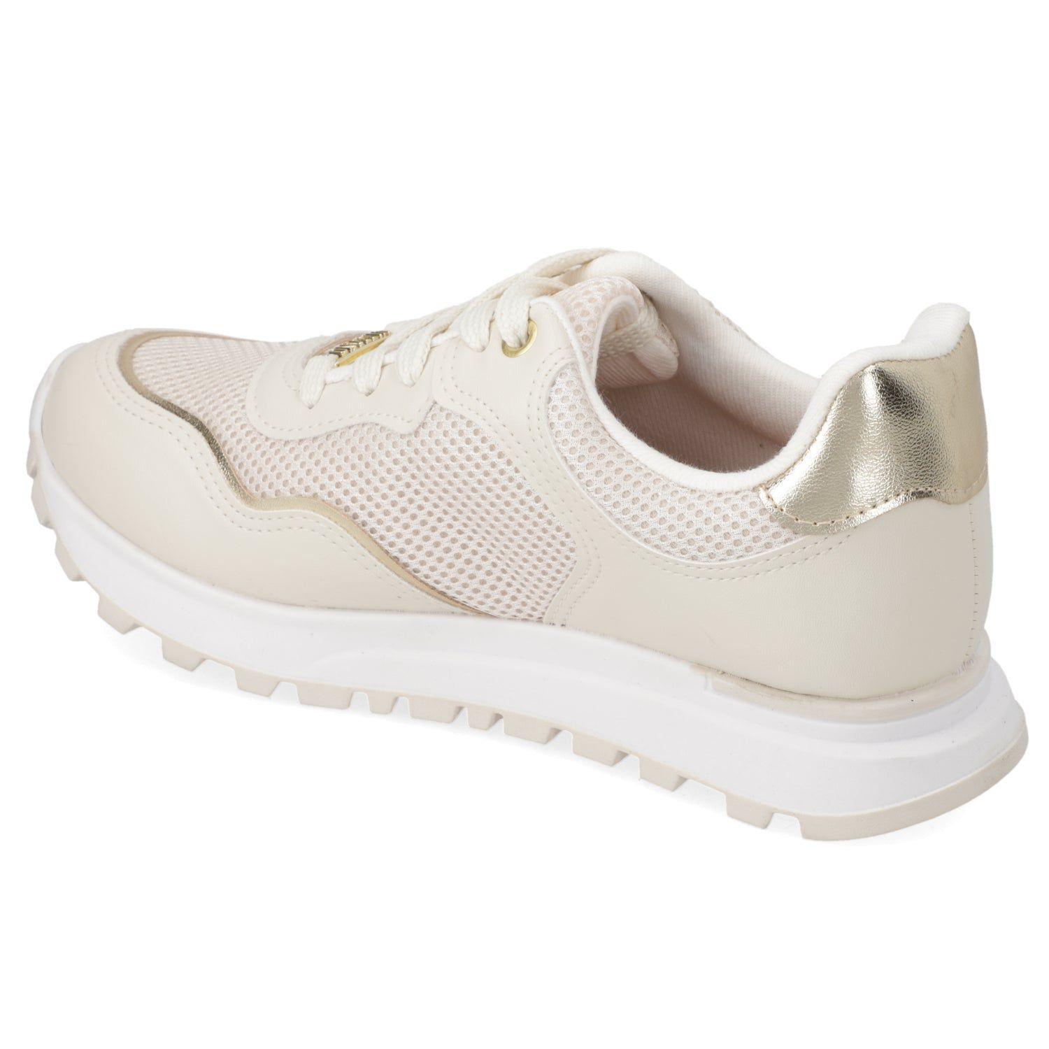 Zapatilla Mujer Vizzano Blanca con Detalles Dorados-3