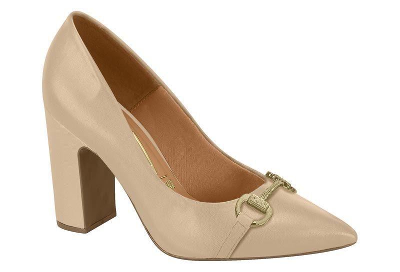 Zapato Mujer Taco Cuadrado Beige 1285-435- Vizzano-0