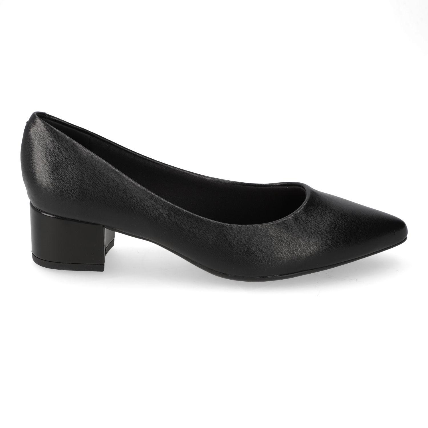 Zapato Taco Beira Rio Negro Taco 5 Cm-1