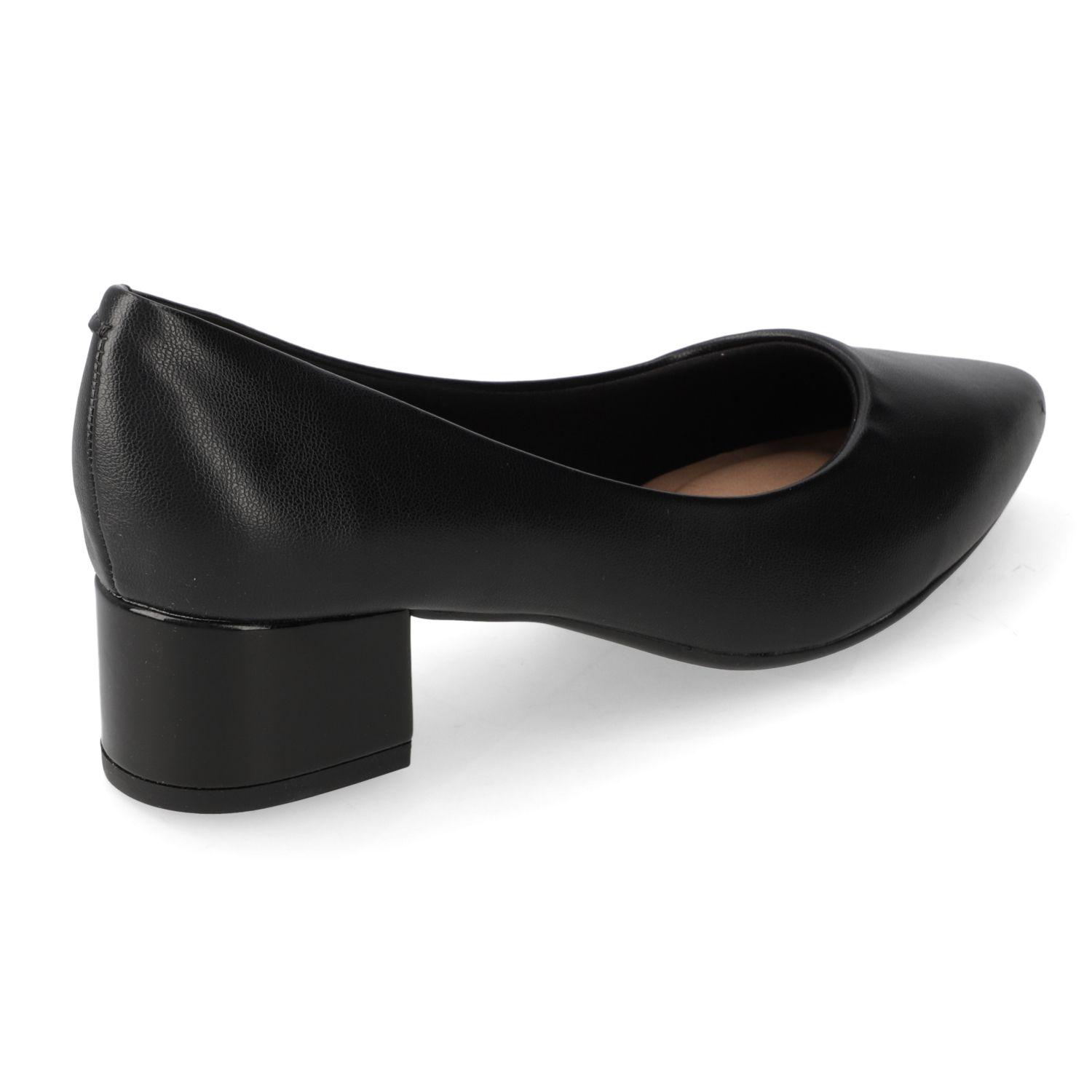 Zapato Taco Beira Rio Negro Taco 5 Cm-3