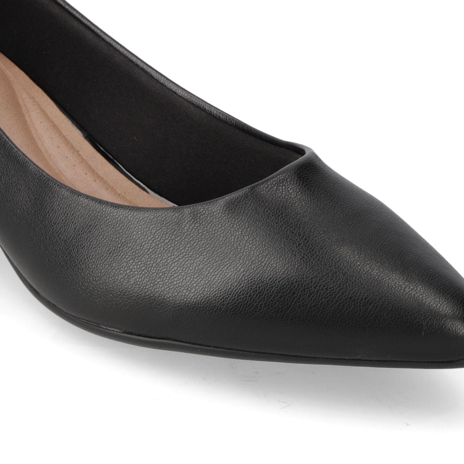Zapato Taco Beira Rio Negro Taco 5 Cm-4