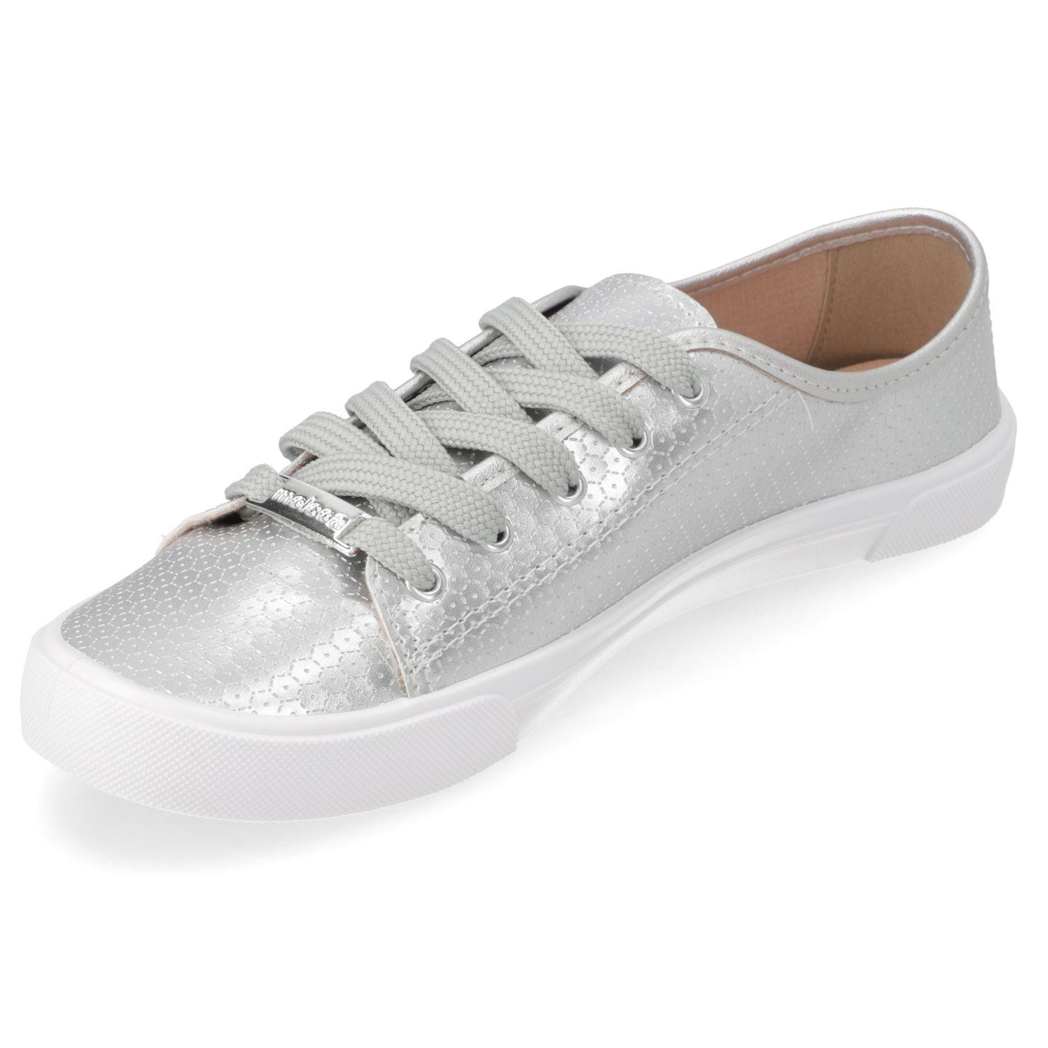 Zapatilla Casual Plateado Moleca-2
