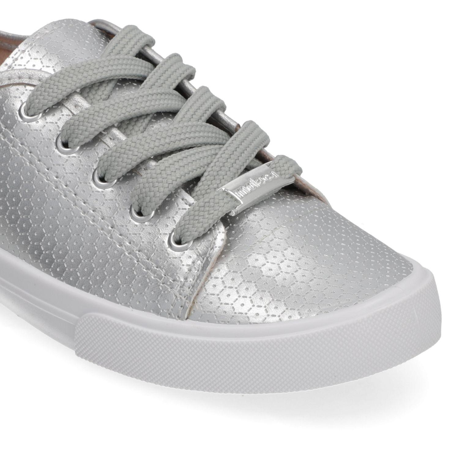 Zapatilla Casual Plateado Moleca-5