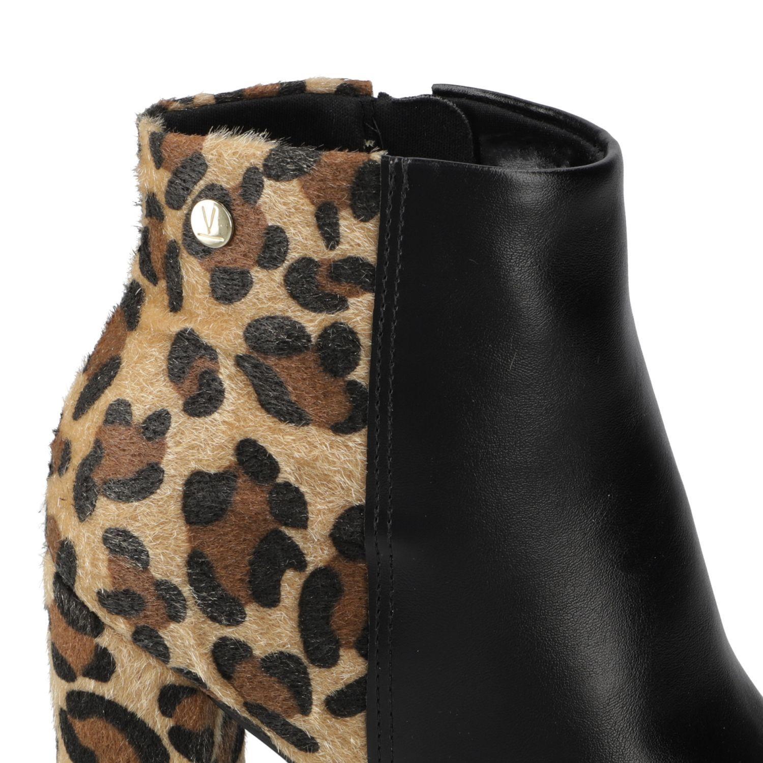 Botin Mujer Vizzano Taco Ancho 10 cm Animal Print-4