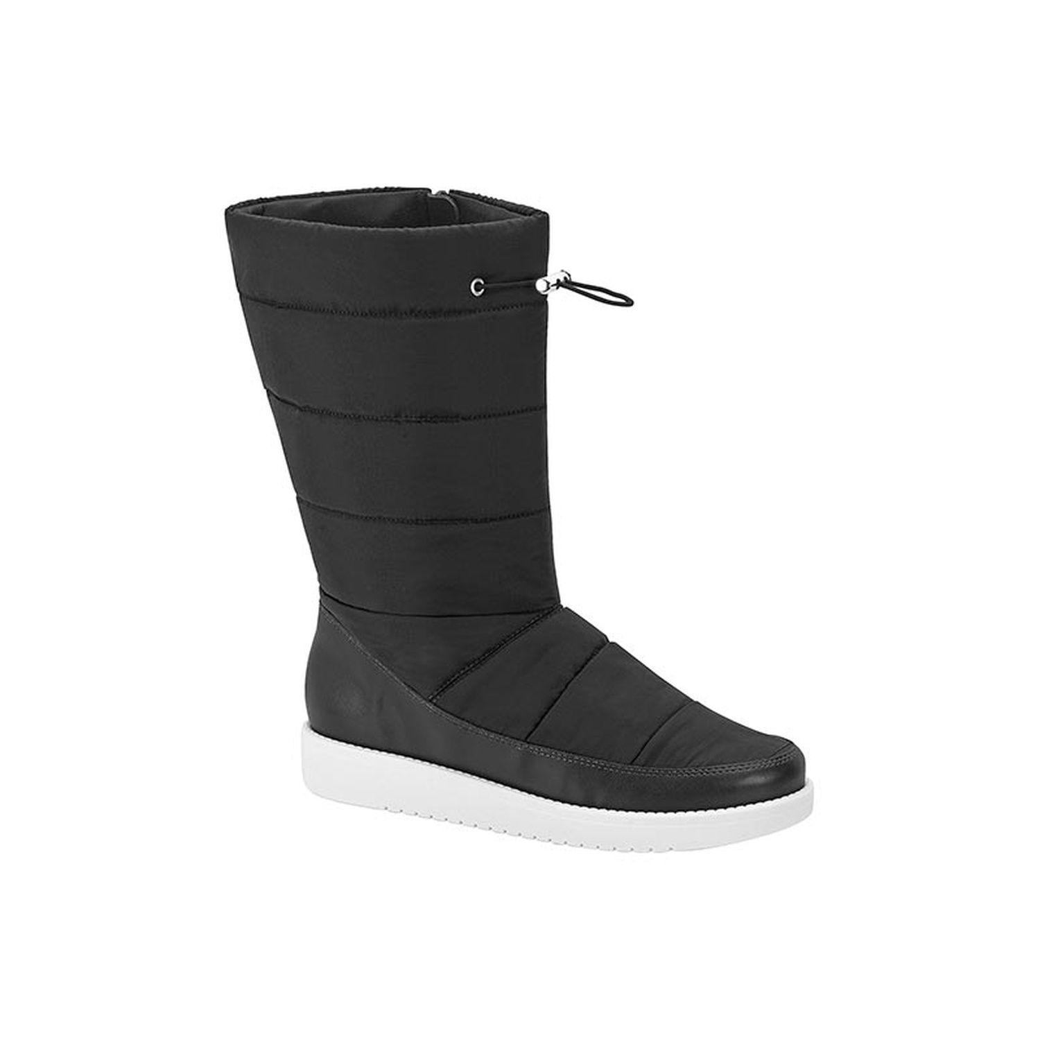 Bota Plana Moleca Negro 9968-0