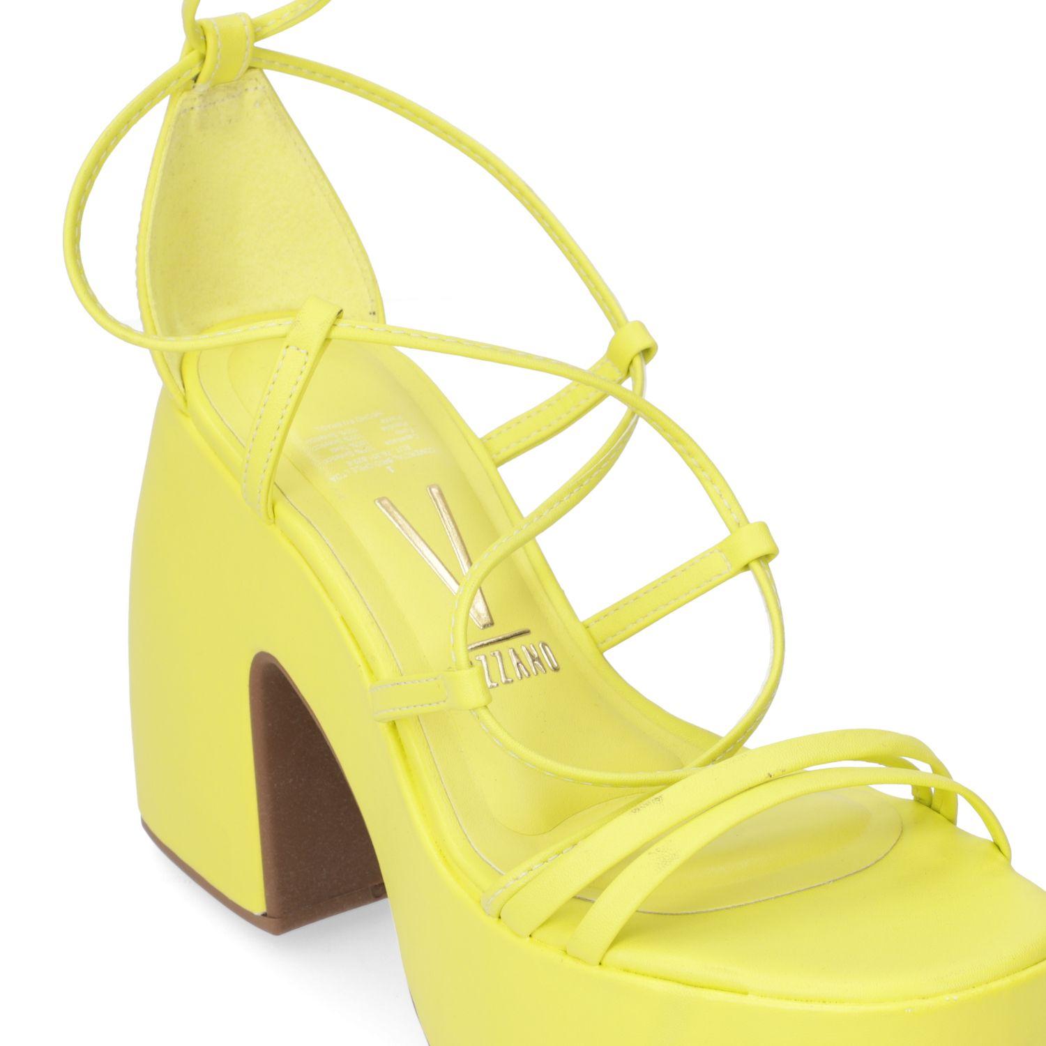 Sandalia Taco Vizzano Amarillo 11369-4