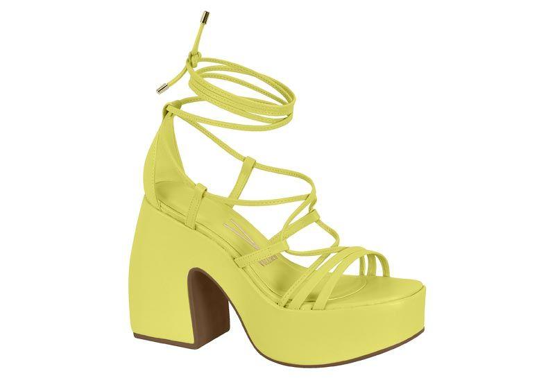 Sandalia Taco Vizzano Amarillo 11369-5