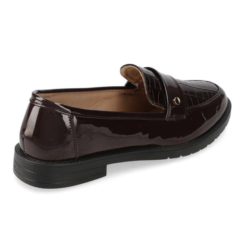Mocasin Croco Café New Walk-3