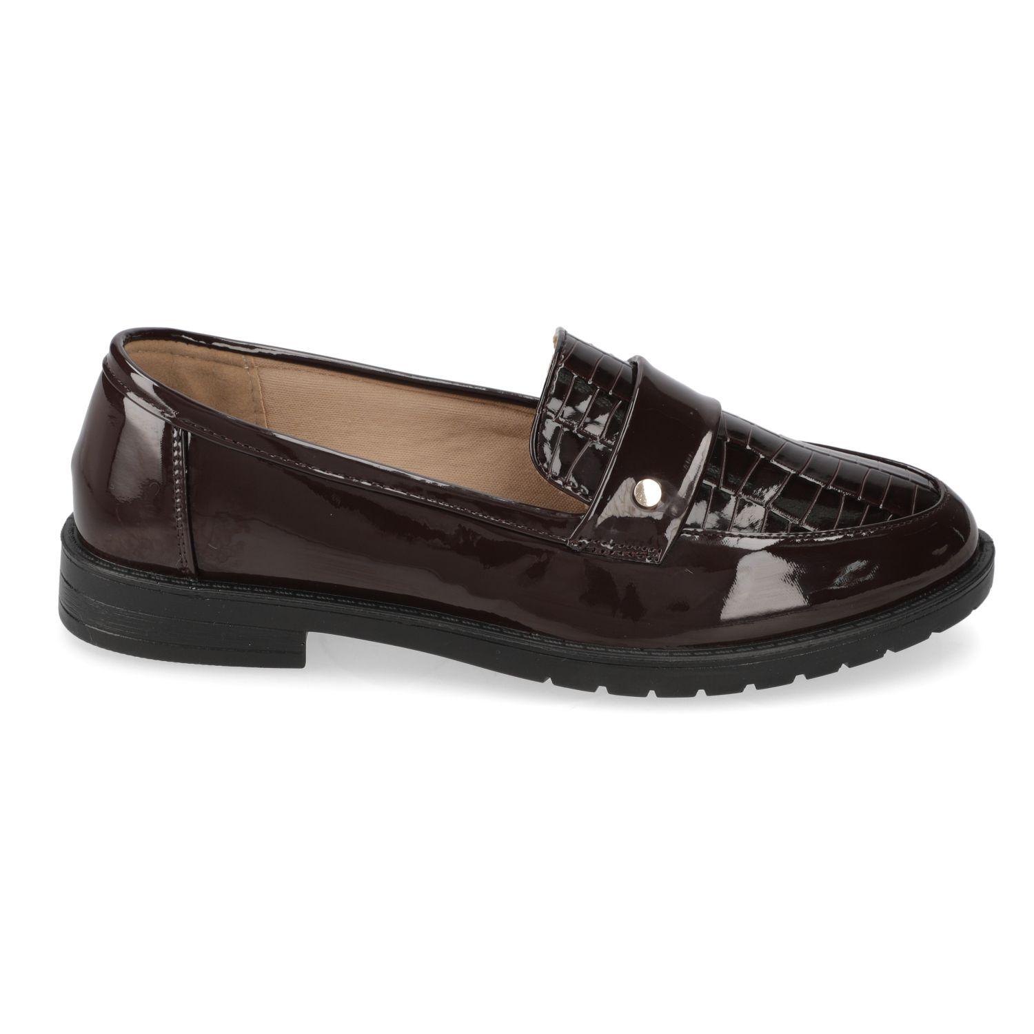 Mocasin Croco Café New Walk-0
